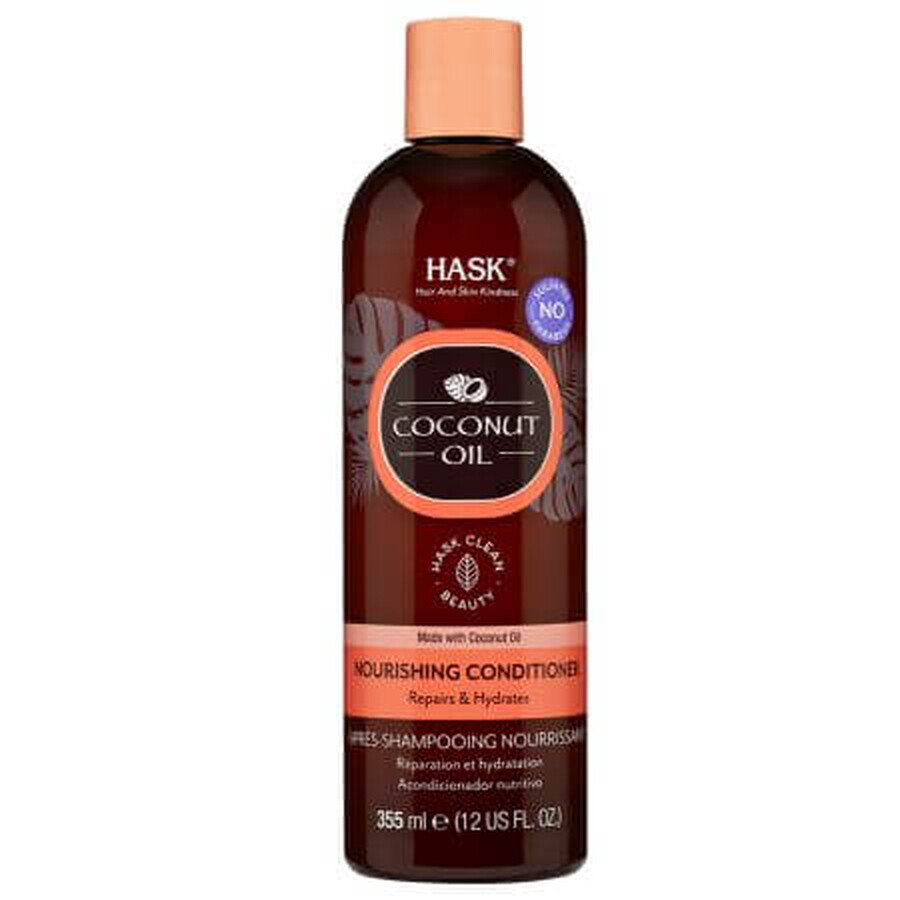 Buy Coconut Oil Nourishing Conditioner with Coconut Oil, 355 ml, Hask Coconut Oil Nourishing Conditioner with Coconut Oil, 355 ml, Hask