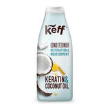 Balsam pentru restaurare si protectie, 500 ml, Cheratina si Ulei de Cocos, Keff