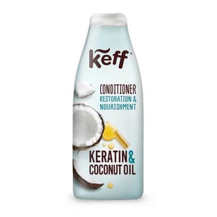 Conditioner für Wiederherstellung und Schutz, 500 ml, Keratin und Kokosnussöl, Keff