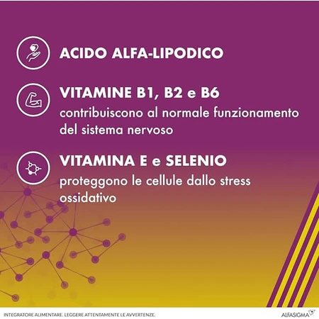 Alanerv package, 100 (5 x 20) soft capsules, Alfasigma