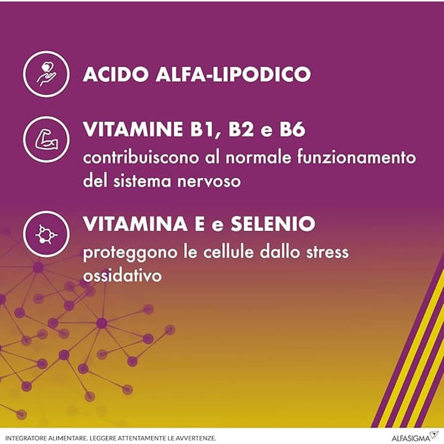 Alanerv package, 100 (5 x 20) soft capsules, Alfasigma