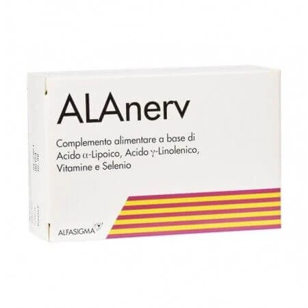 Alanerv package, 100 (5 x 20) soft capsules, Alfasigma