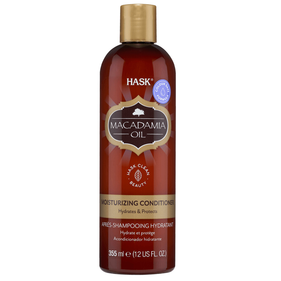Buy Conditioner for moisturizing and protection with macadamia oil, 355 ml, Hask Conditioner for moisturizing and protection with macadamia oil, 355 ml, Hask