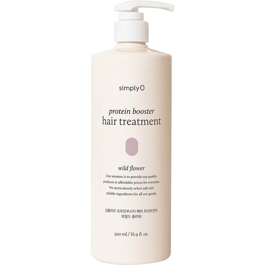 Mascarilla capilar nutritiva con proteínas Wild Flower, 500 ml, Simplyo