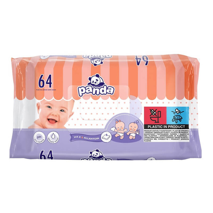 Comprar Servilletas húmedas Panda, 64 unidades, Bella Servilletas húmedas Panda, 64 unidades, Bella