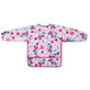 Baby bib with long sleeves, Floral, Babyono