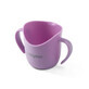 Taza de entrenamiento ergon&#243;mica, morada, Babyono