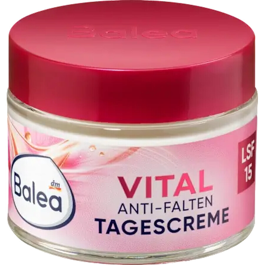 Balea Crème de jour anti-rides avec SPF15, 50 ml