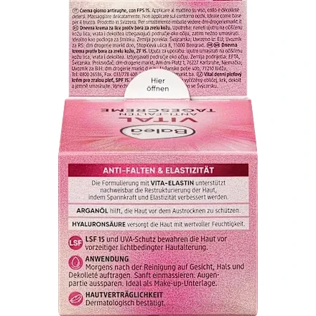 Balea Anti-Wrinkle Day Cream with SPF15, 50 ml