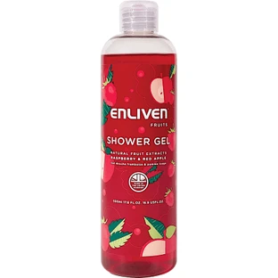 Gel de ducha Enliven Frambuesa y Arándanos, 500 ml