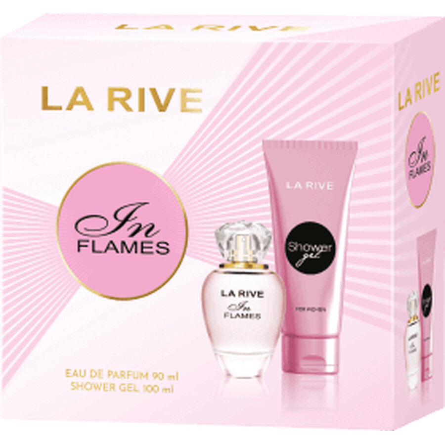 Cumpără La Rive Set cadou In FLAMES apă de parfum + gel de duș, 1 buc La Rive Set cadou In FLAMES apă de parfum + gel de duș, 1 buc