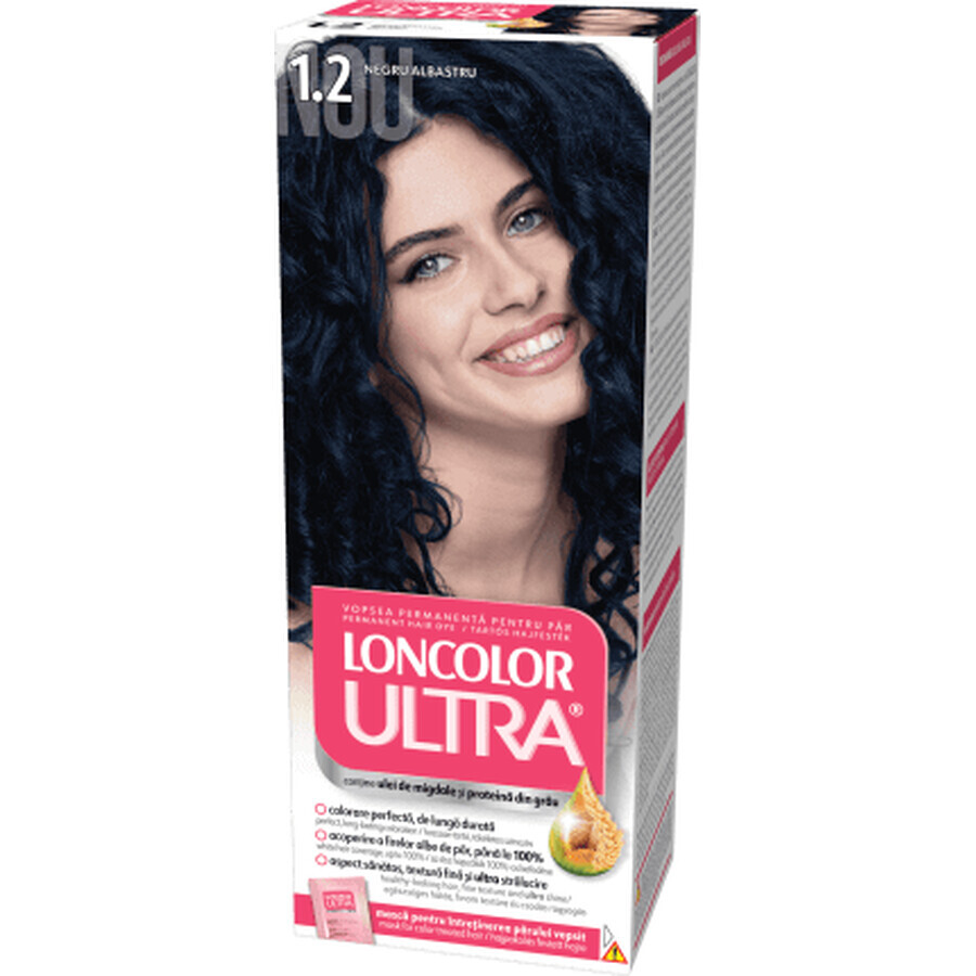 Winkel op Loncolor Ultra Permanente Lak 1.2 blauwachtig zwart, 1 st Loncolor Ultra Permanente Lak 1.2 blauwachtig zwart, 1 st