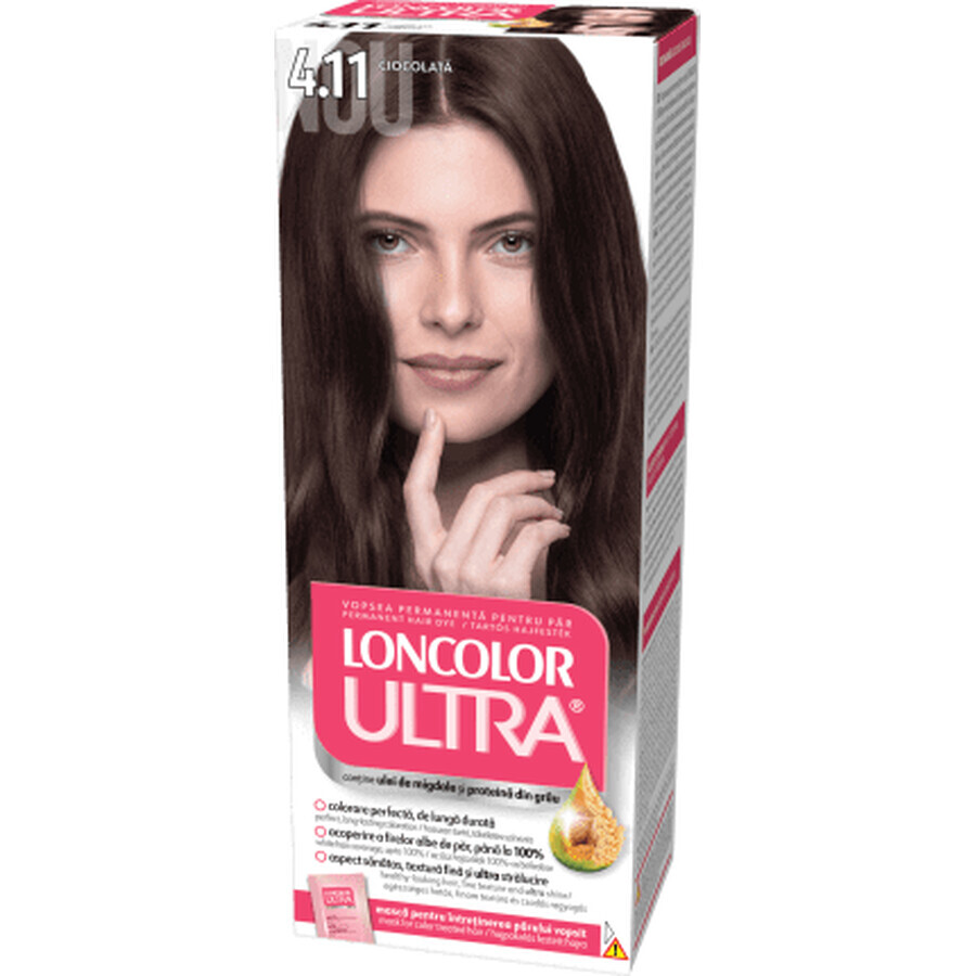 Acquista Loncolor Tintura Ultra Permanente 4.11 cioccolato, 1 pz Loncolor Tintura Ultra Permanente 4.11 cioccolato, 1 pz
