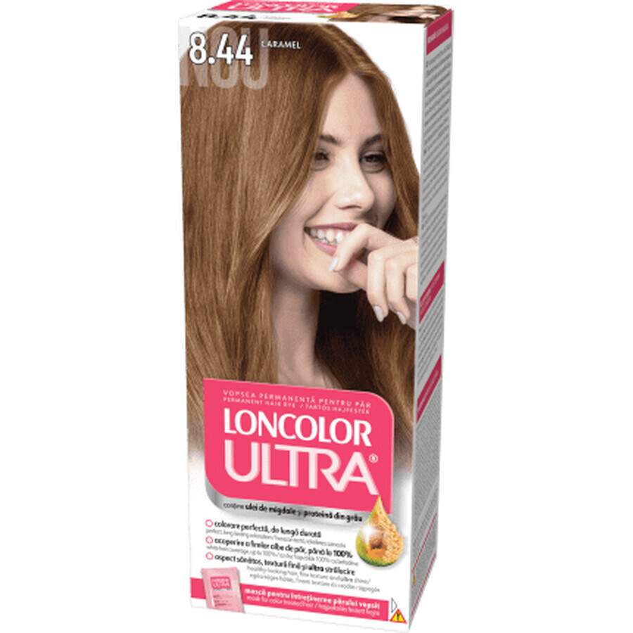 Cumpără Loncolor Ultra Vopsea permanentă 8.44 caramel, 1 buc Loncolor Ultra Vopsea permanentă 8.44 caramel, 1 buc
