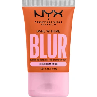 Nyx Professional MAKEUP Foundation Bare With Me Blur Tint 12 Medium Dark, 30 ml