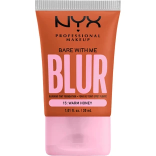 Nyx Professional MAKEUP Foundation Bare With Me Blur Tint 15 Warm Honey, 30 ml