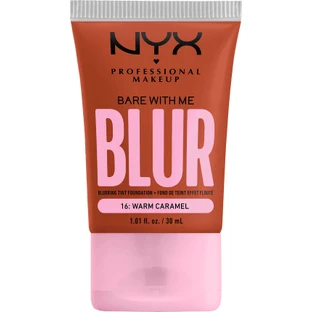 Nyx Professional MAKEUP Foundation Bare With Me Blur Tint 16 Warm Caramel, 30 ml
