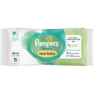 Pampers Harmonie Toallitas Húmedas Harmonie, 46 pzs