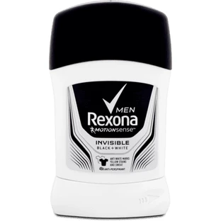 Rexona Men's Desodorante Stick Invisible B&amp;W, 50 ml
