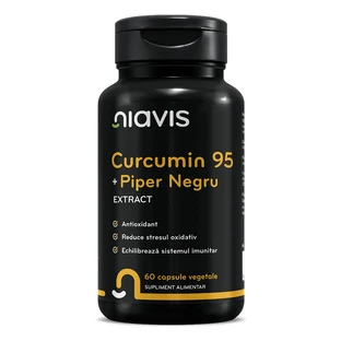 Curcumin 95 + Schwarzer Pfeffer, 60 Kapseln, Niavis