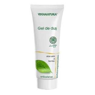 Antibacterial shower gel with aloe vera and tea tree, 250 ml, Vivanatura