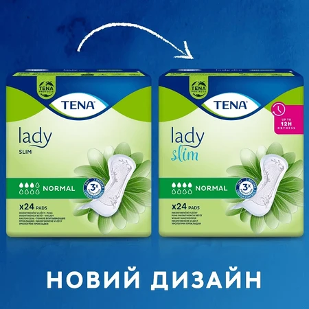 Absorberend kompres Lady Slim Normaal, 4x24 stuks, Tena