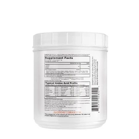 Codeage Gehydrolyseerd Multi Collageen - 5 soorten collageenpeptiden, gehydrolyseerd collageen uit 5 peptidenbronnen, smaakloos, 567 g, GNC