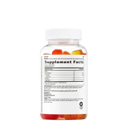 Fiber Gummy, Assorted Fruit Flavored Fiber Jellies, 90 Jellies, GNC
