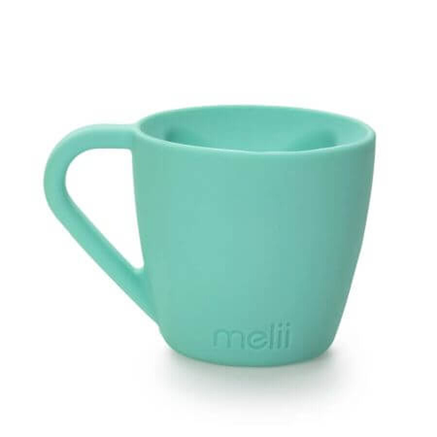 Children's mug with interior design, Bear, Blue, Honey