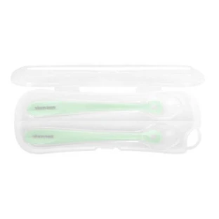 Silicone spoons, 4 months+, Mint, Kikka Boo