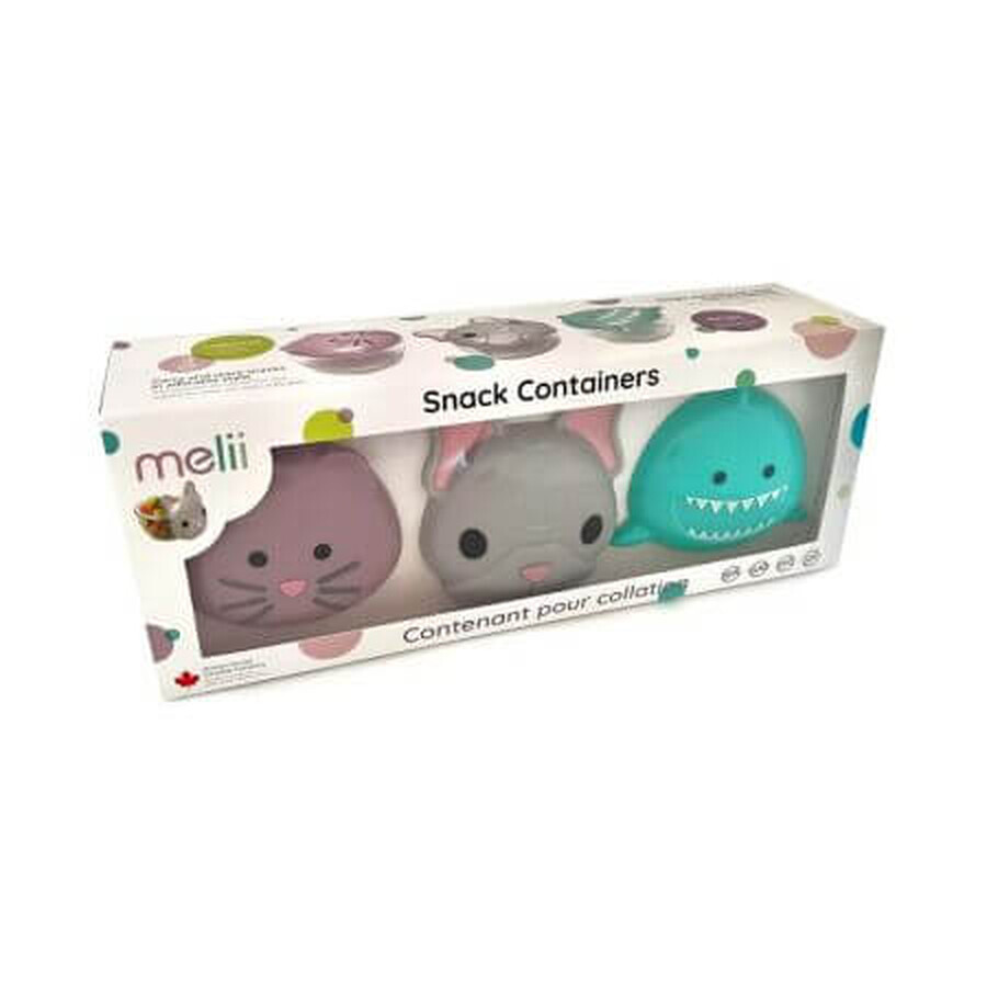 Buy Set of 3 food bowls, Cat, Bulldog and Shark, Honey Set of 3 food bowls, Cat, Bulldog and Shark, Honey