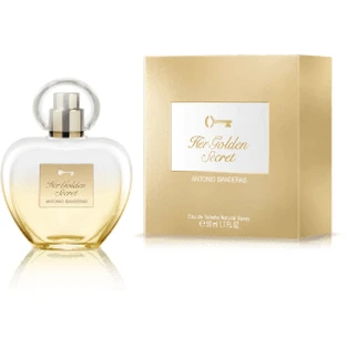 Antonio Banderas Golden Secret Eau de Toilette pour Femme, 50 ml