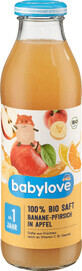 Babylove Bananen-, Pfirsich- und Apfelsaft, ab 1 Jahr, 500 ml