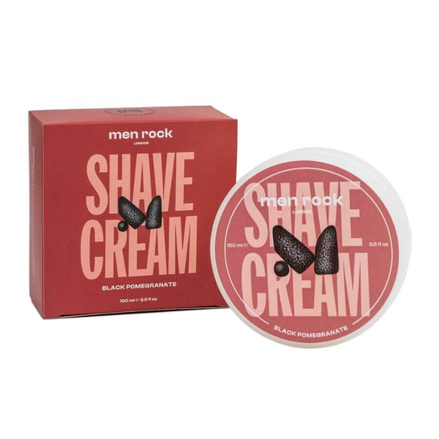 Crema de Afeitar Granada Negra, 100 g, Men Rock