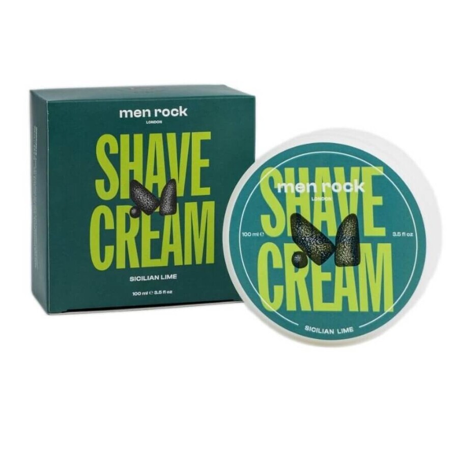 Sicilian Lime scheercrème, 100 g, Men Rock