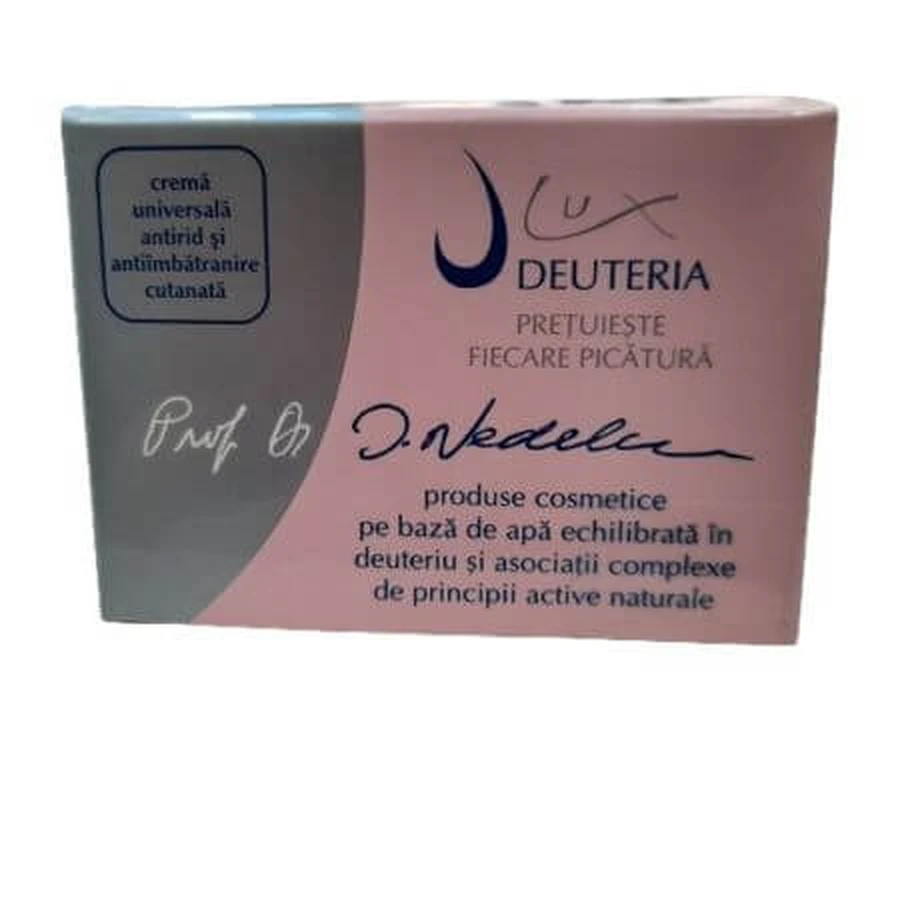 Universelle Anti-Falten- und Anti-Aging-Hautcreme, 30 ml, Deuteria Cosmetics