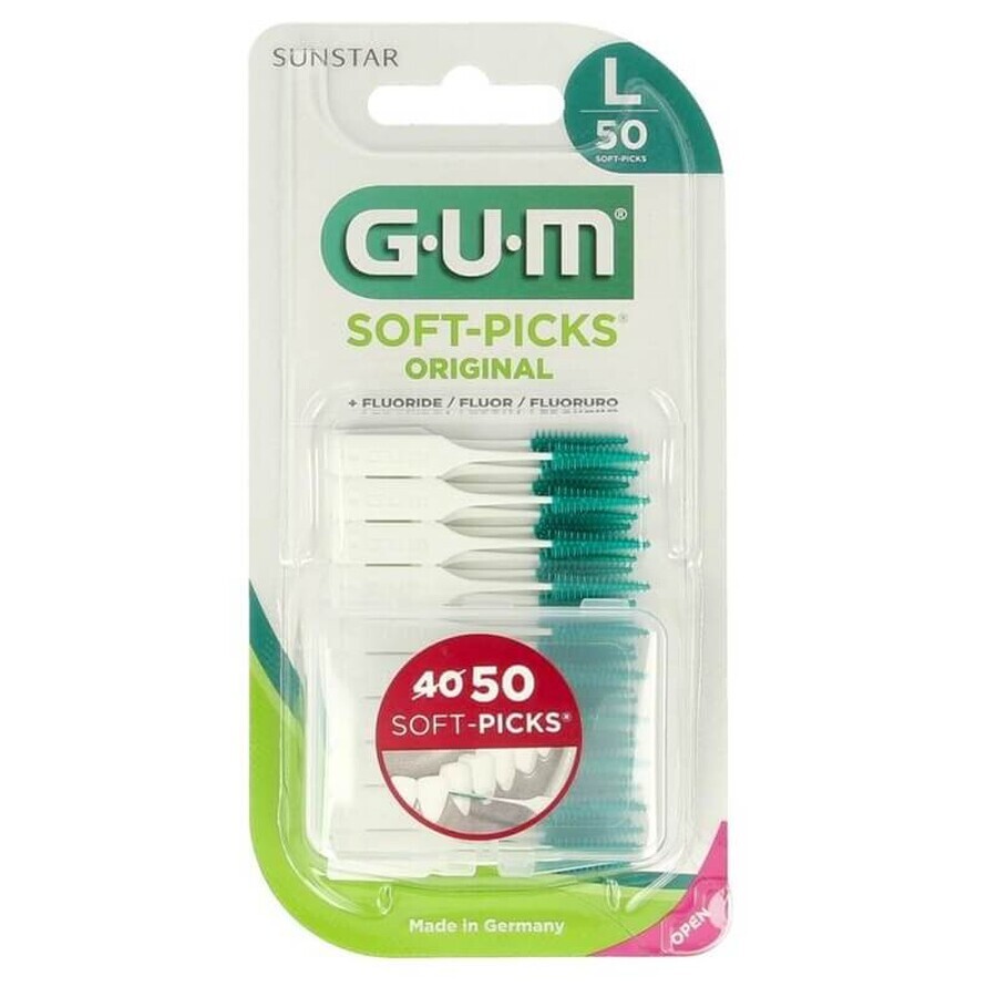 Buy Soft Picks Original Large interdental brushes, 50 pieces, Sunstar Gum Soft Picks Original Large interdental brushes, 50 pieces, Sunstar Gum
