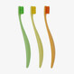Trio de brosses &#224; dents color&#233;es, 3 pi&#232;ces, Promis