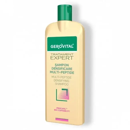 Shampooing densifiant multi-peptides pour cheveux Expert Treatment, 400 ml, Gerovital