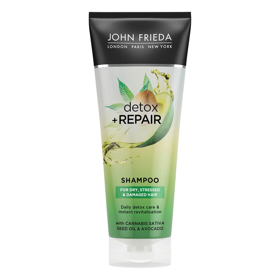 Herstelshampoo voor beschadigd haar Detox+Repair, 250 ml, John Frieda