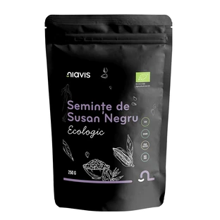 Semillas de sésamo negro ecológicas, 250 g, Niavis