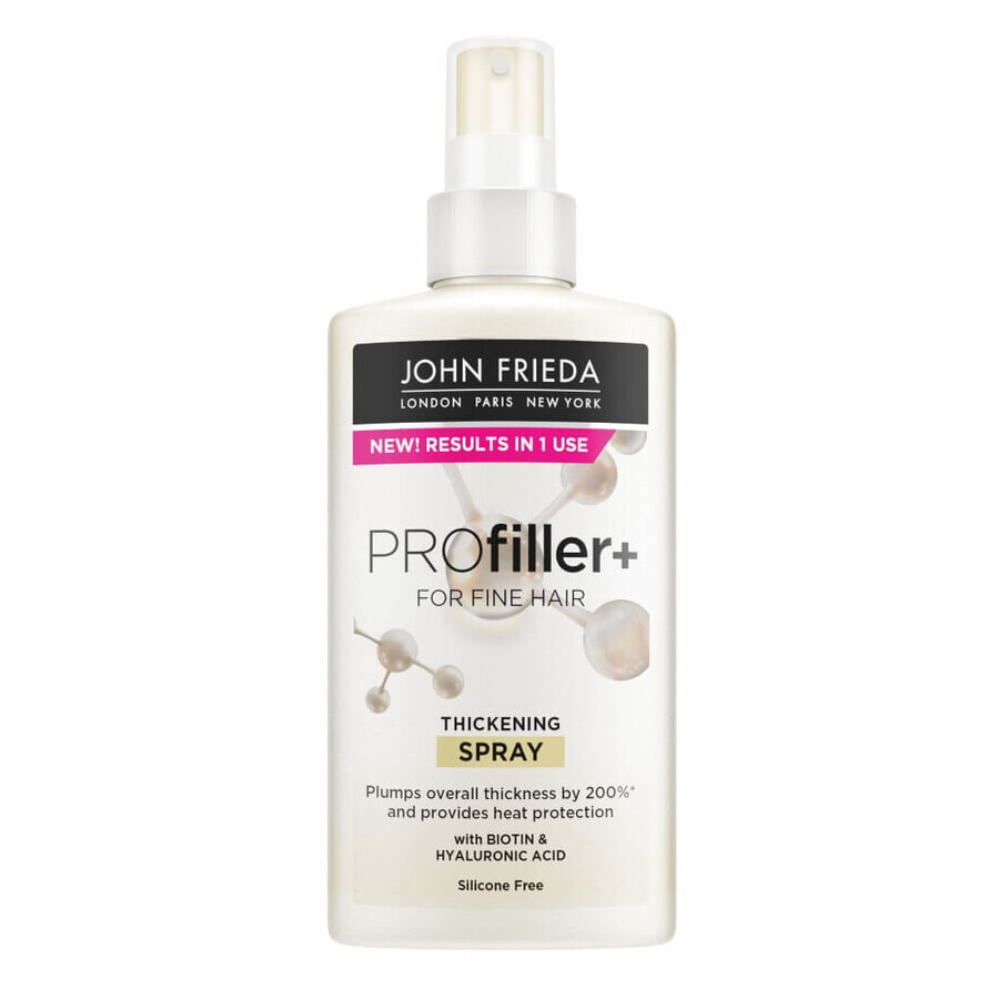 Thermische beschermingsspray voor het verdikken van fijn haar ProFiller+, 250 ml, John Frieda