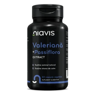 Valeriana + Extracto de Pasiflora, 60 cápsulas, Niavis