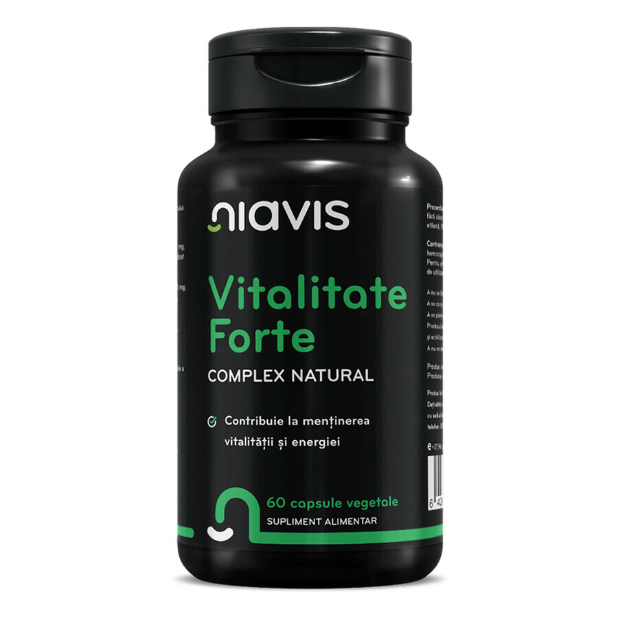 Complesso Vitality Forte, 60 capsule, Niavis
