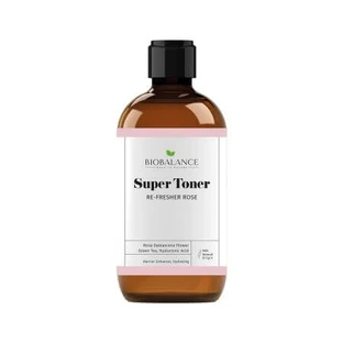 Super Toner Re-Fresher Rosa, Hidratante y Fortalecedor, 250 ml, Bio Balance
