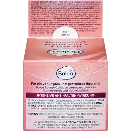 Balea Gesichtscreme Beauty Collagen LSF15, 50 ml