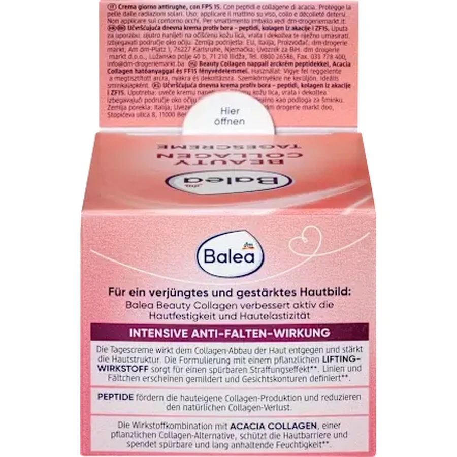 Balea Gesichtscreme Beauty Collagen LSF15, 50 ml