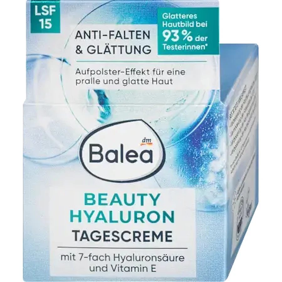 Balea Crema de día hidratante SPF15, 50 ml