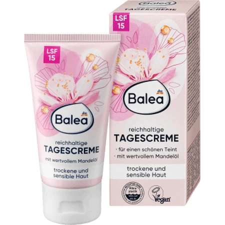 Balea Nourishing Day Cream with SPF15, 50 ml