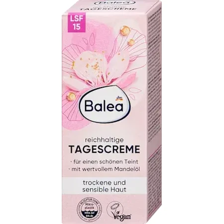 Balea Nourishing Day Cream with SPF15, 50 ml